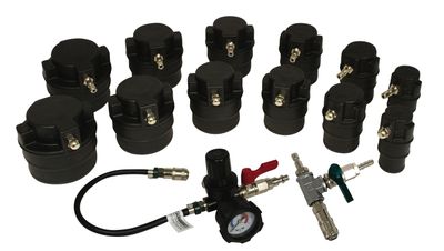 LS69910 - 13 Piece Turbo Air System Leak Test Kit with Smoke Adapter