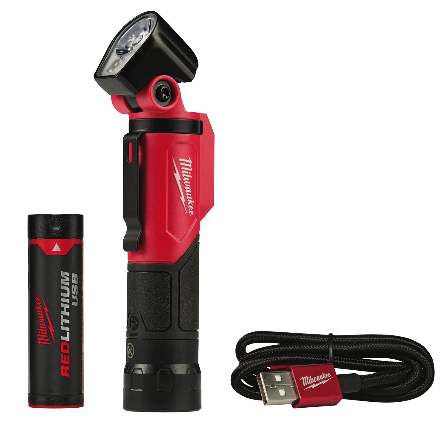 MWE211321 - USB Rechargeable Pivoting Flashlight