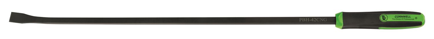 PBH42CNG - 42" Bent Tip Handled Pry Bar, Neon Green