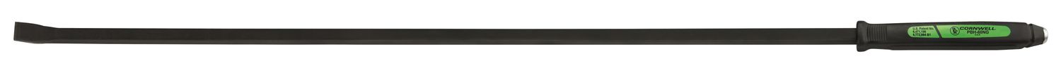 PBH60NG - 60" Bent Tip 3/4" Sq. Shank Handled Pry Bar, Neon Green