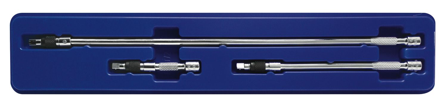 E03LKST - 3 Piece 1/4” Drive Locking Extension Set
