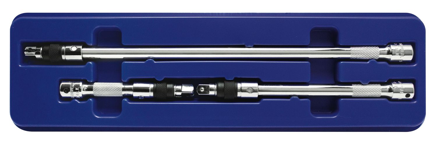 E23LKST - 3 Piece 3/8” Drive Locking Extension Set