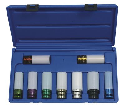 CBS9TWNPSR - 9 Piece 1/2” Drive Extra Thin Nut Protector Power Socket Set