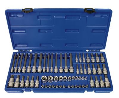 CBSMTH62S - 62 Piece 1/4", 3/8" &amp; 1/2" Drive Master Deluxe Hex &amp; Star Bit Set