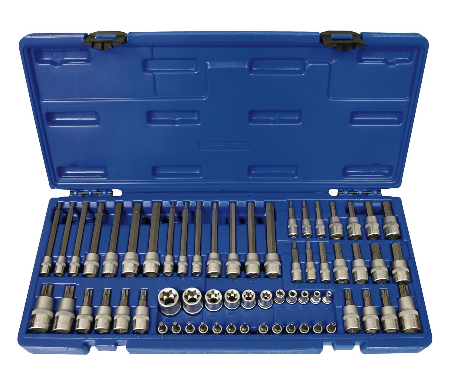 CBSMTH62S - 62 Piece 1/4", 3/8" &amp; 1/2" Drive Master Deluxe Hex &amp; Star Bit Set