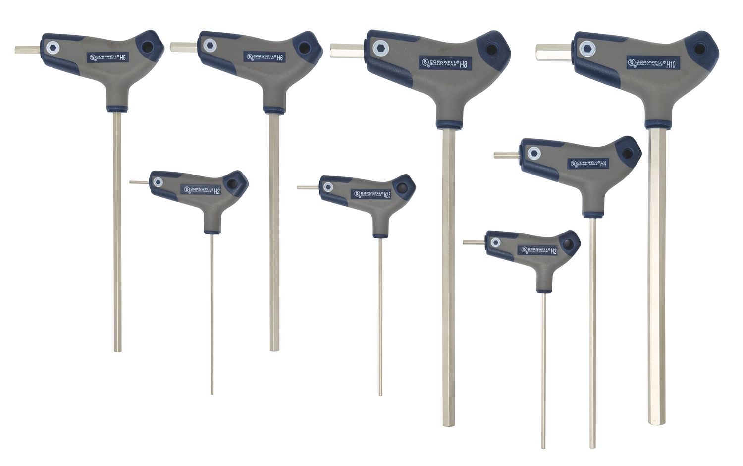 CBS8THM - 8 Piece Metric T-Handle Hex Key Set
