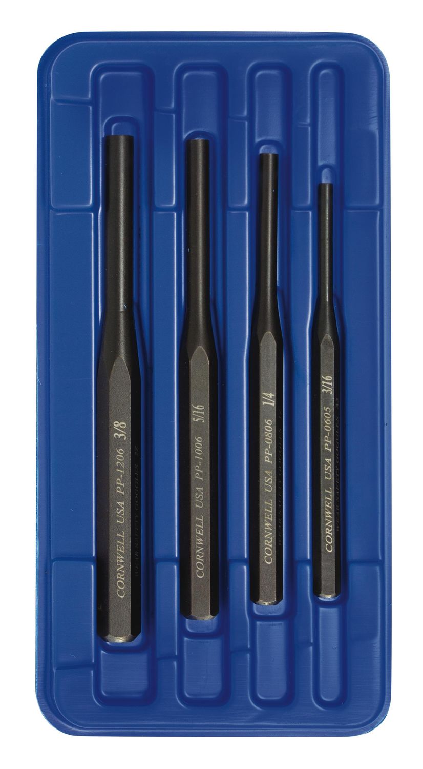 KPP4S - 4 Piece Pin Punch Set