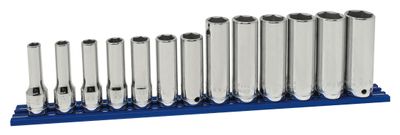 STM2213LSP - 13 Piece 3/8” Drive Metric Deep Socket Set, 6 Point