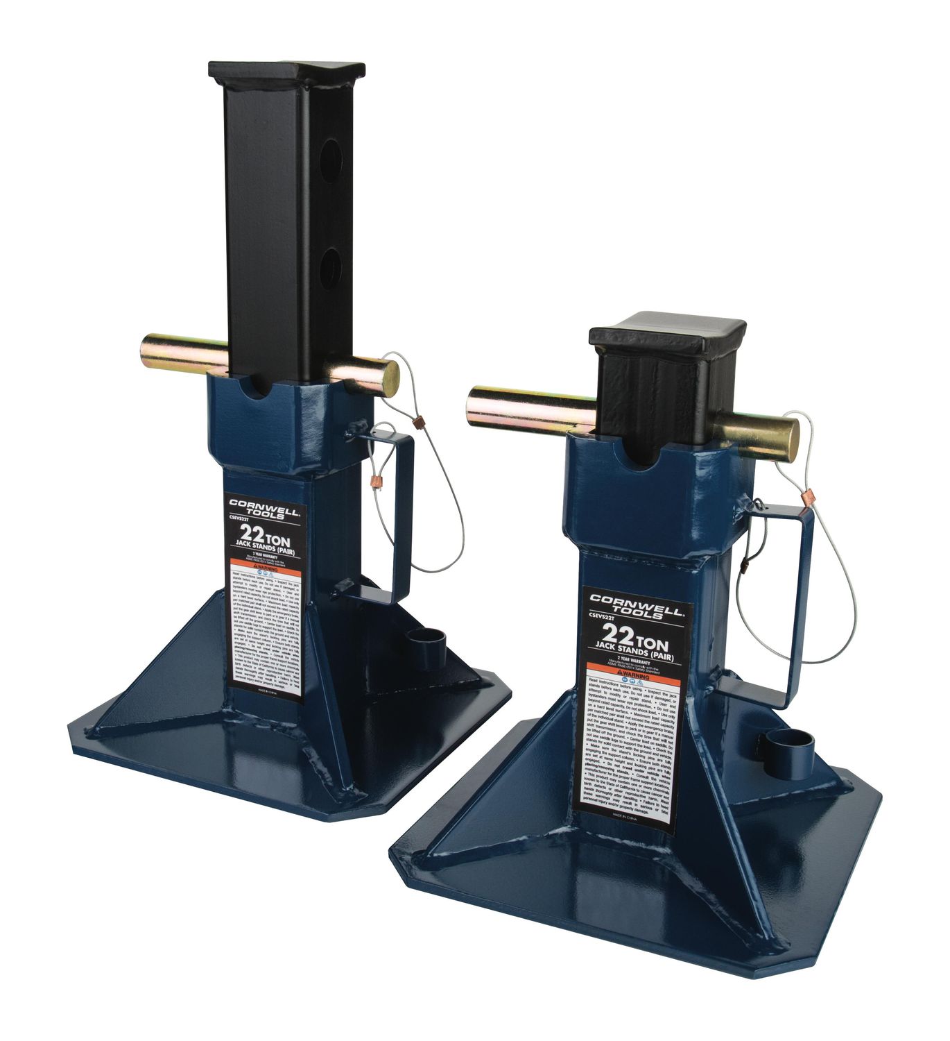 CSEVS22T - 22 Ton Pin Style Vehicle Stands