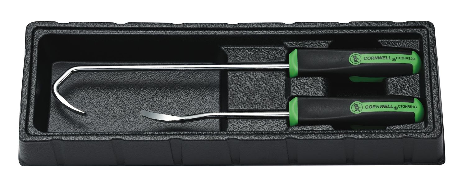 CTGHRSG - 2 Piece Wide Tip Hose Remover Set, Neon Green