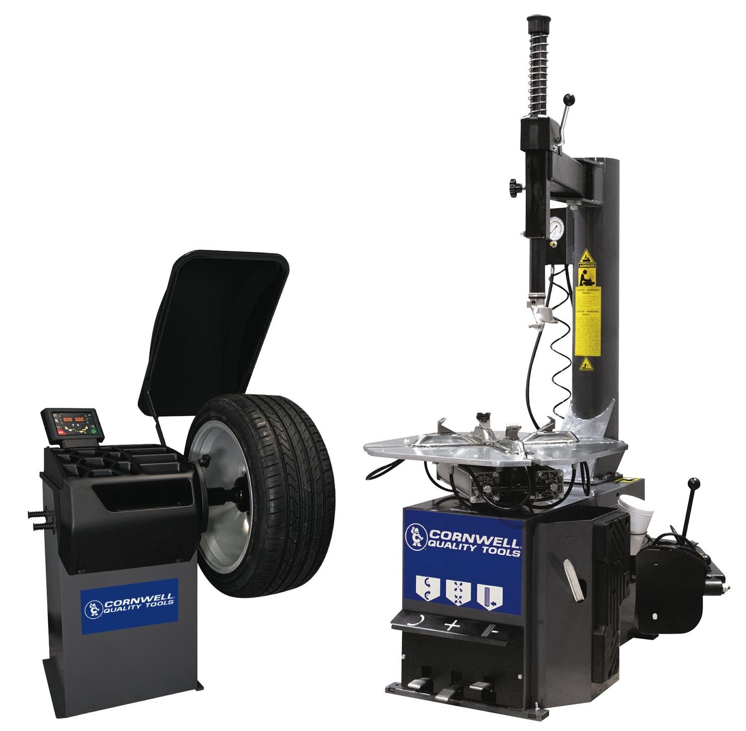 CMBCECOMBO - Swing Arm Tire Changer &amp; Wheel Balancer Combo