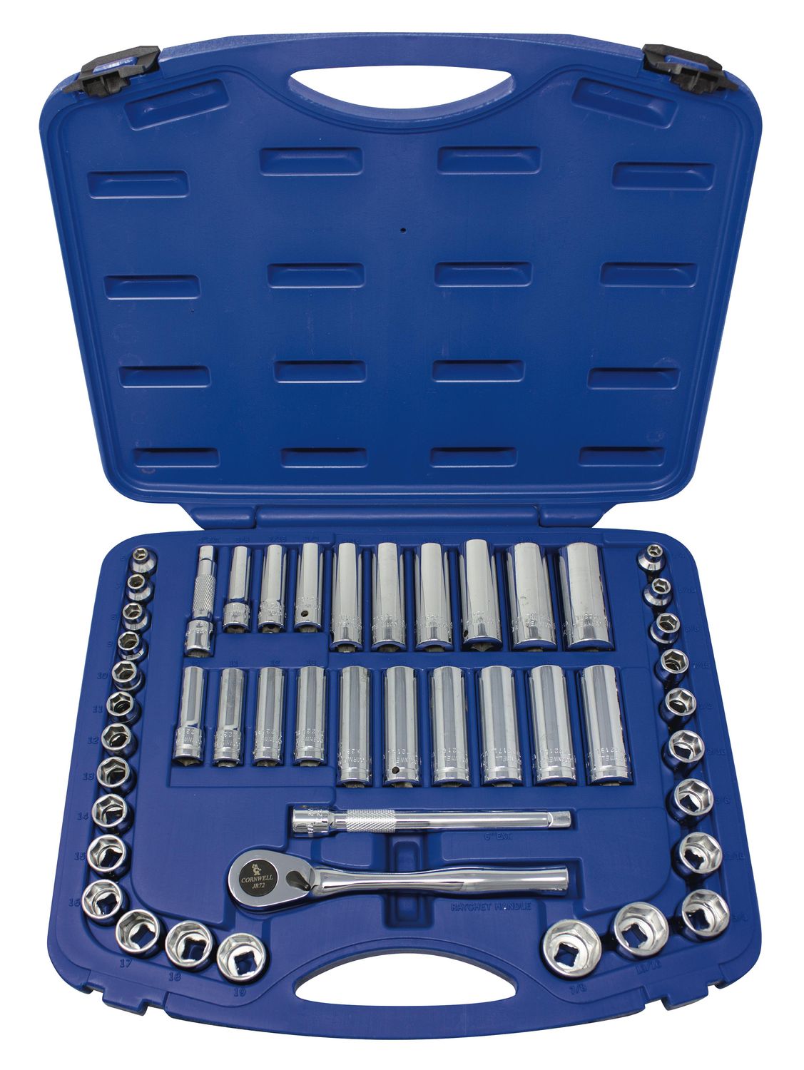 TS247SSFT - 47 Piece 3/8” Drive Super Set, 6 Point with Fine Tooth Ratchet