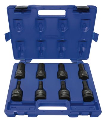 CBSM85IST - 8 Piece 3/4" Metric Hex Impact Bit Socket Set