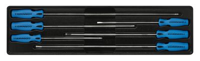 CSD86CS - 6 Piece Cabinet Screwdriver Set, Blue