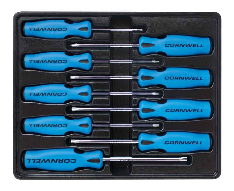 CSD89SS - 9 Piece Star Screwdriver Set, Blue