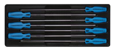 CSD87XLSS - 7 Piece Extra Long Star Screwdriver Set, Blue