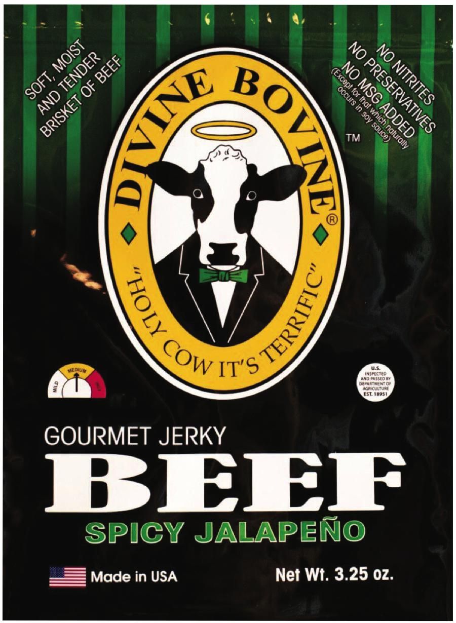 DBE335B12 - 3.25 oz. Spicy Jalapeno Beef (12-Pack)