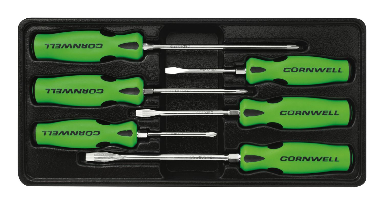 CSD86SG - 6 Piece Screwdriver Set, Green