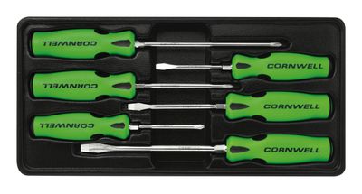 CSD86SG - 6 Piece Screwdriver Set, Green