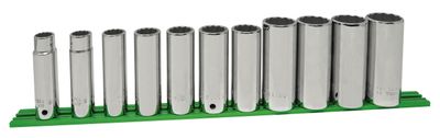 ST3111LSP - 11 Piece 1/2” Drive SAE Deep Socket Set, 12 Point