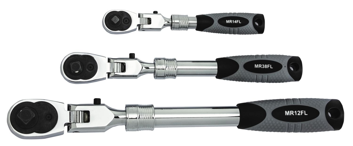 ECMR482FL - 3 Piece Extendable Flex Head Ratchet Set