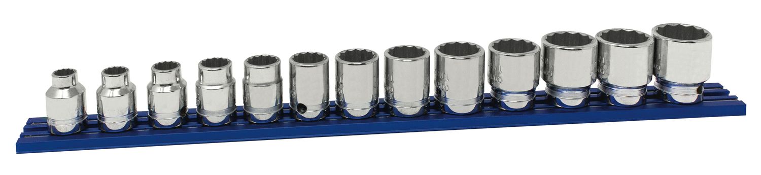 STM2113SP - 13 Piece 3/8” Drive Metric Socket Set, 12 Point