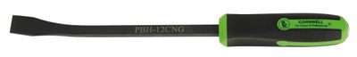 PBH12CNG - 12" Bent Tip Handled Pry Bar, Neon Green