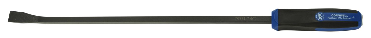 PBH24C - 24" Bent Tip Handled Pry Bar, Blue