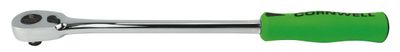 SR72LHNGB - 1/2" Dr 17-3/4" 72-Tth Handled Rat Green