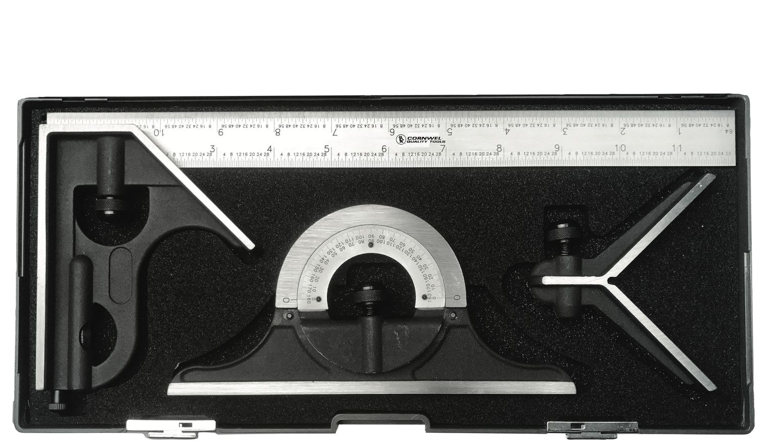 PIC342124CW - 12" Precision Combination Square Set