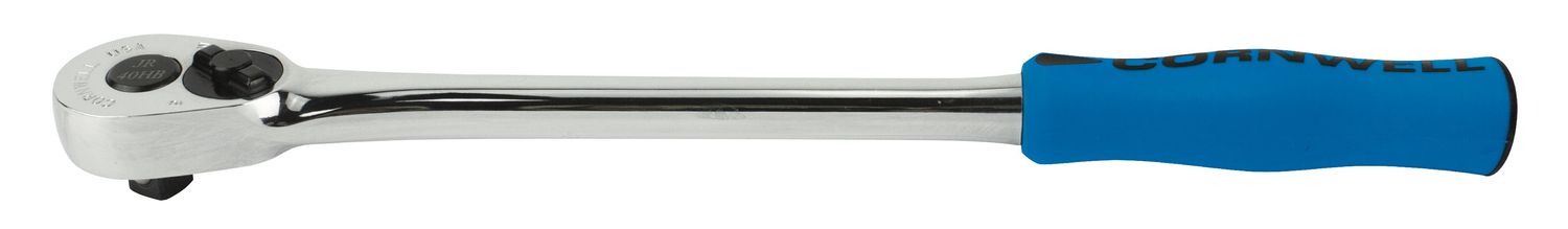 JR40HB - 3/8" Drive 12" Cornwell Classic™ 30-Tooth Handled Ratchet, Blue