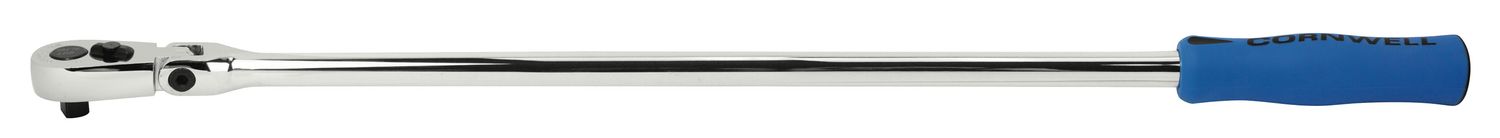 SRF76LHB - 1/2" Drive 27" Cornwell Classic™ Flex-Head 30-Tooth Handled Ratchet, Blue