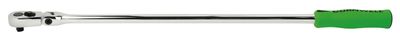 SRF76LHNGB - 1/2" Drive 27" Cornwell Classic™ Flex-Head 30-Tooth Handled Ratchet, Green