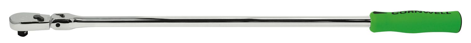 SRF80LHNGB - 1/2" Drive 27" Flex-Head 80-Tooth Handled Ratchet, Green