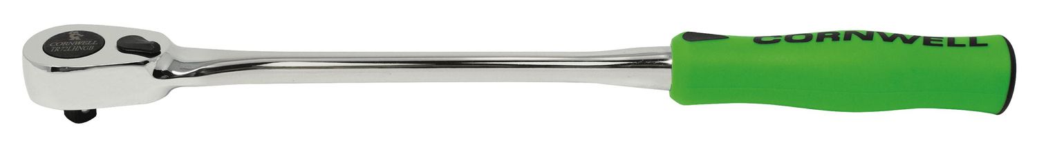 TR72LHNGB - 1/4" Drive 10" 72-Tooth Handled Ratchet, Green