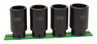 STI324L2SP - 4 Piece 1/2” Drive SAE Deep Power Socket Set, 6 Point