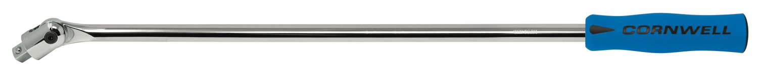 HF324HB - 1/2" Drive 24" Flex-Head Handled Breaker Bar, Blue