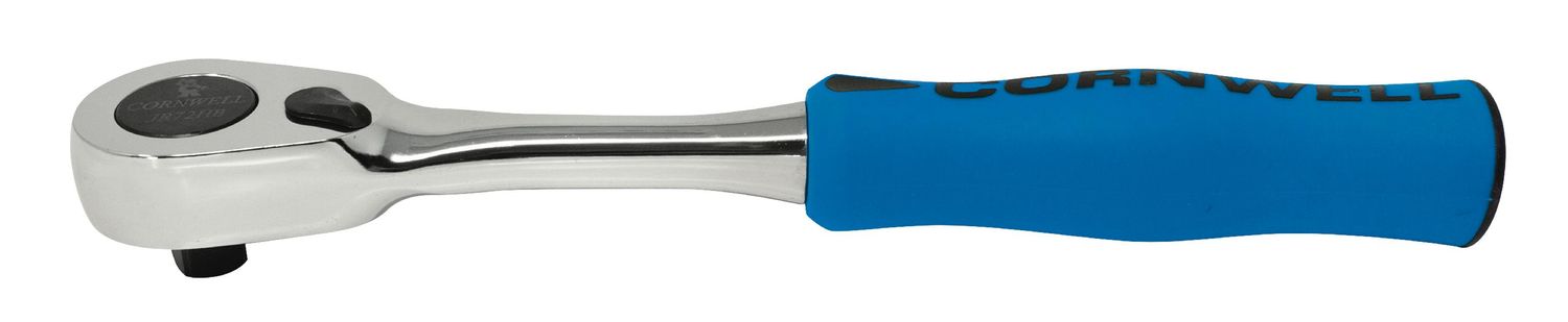 JR72HB - 3/8” Drive 8" 72-Tooth Handled Ratchet, Blue