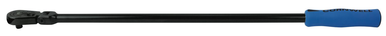 SRFB76LHB - 1/2" Drive 27" Cornwell Classic™ Flex-Head 30-Tooth Industrial Finish Handled Ratchet, Blue
