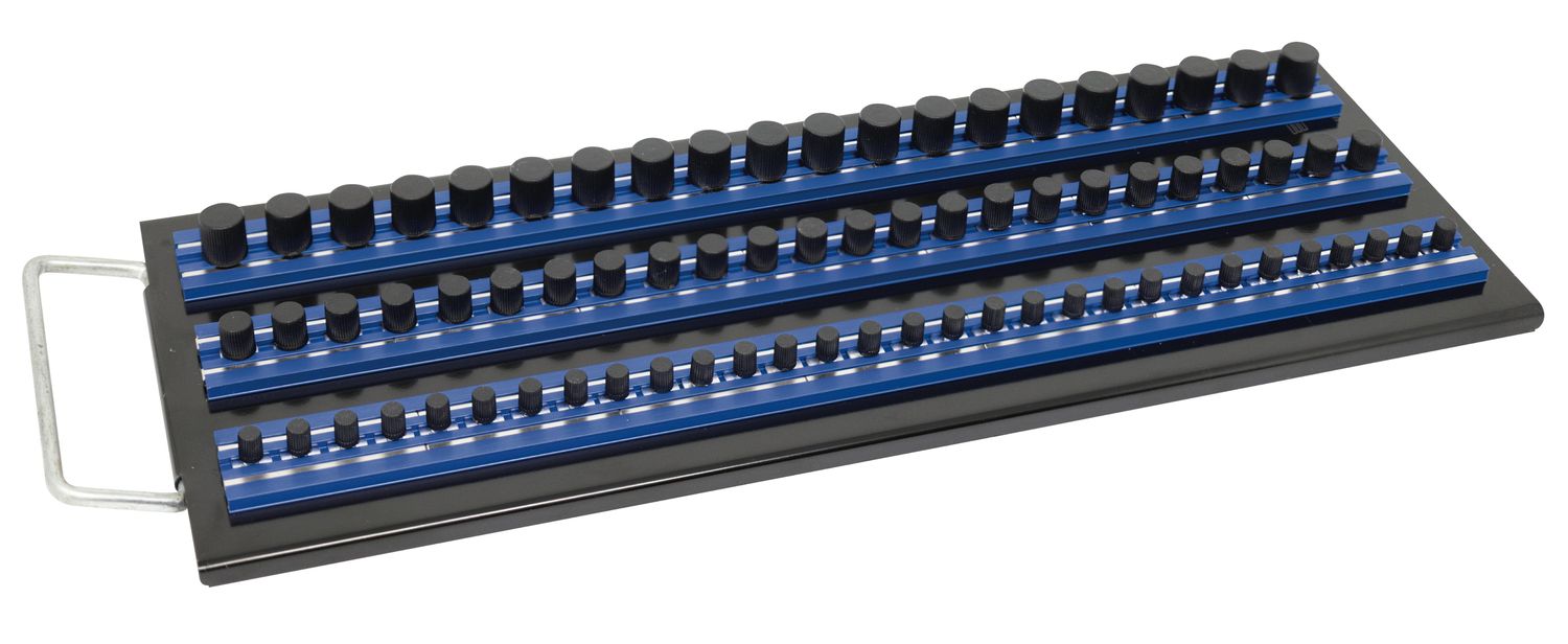 VMMRTRAY14B - 1/4", 3/8" &amp; 1/2" Drive Magnetic Socket Tray, Blue