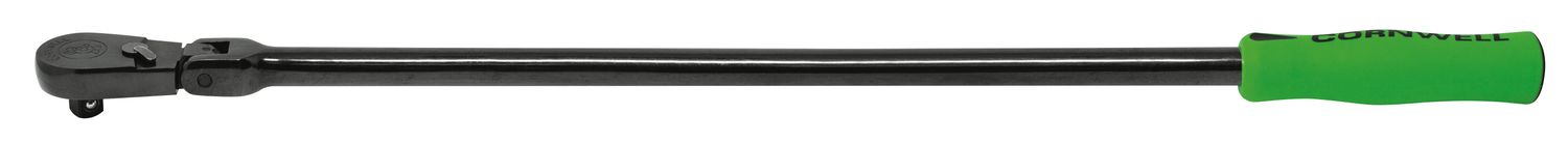 SRF80LHBNGB - 1/2" Drive 27" Flex-Head 80-Tooth Industrial Finish Handled Ratchet, Green