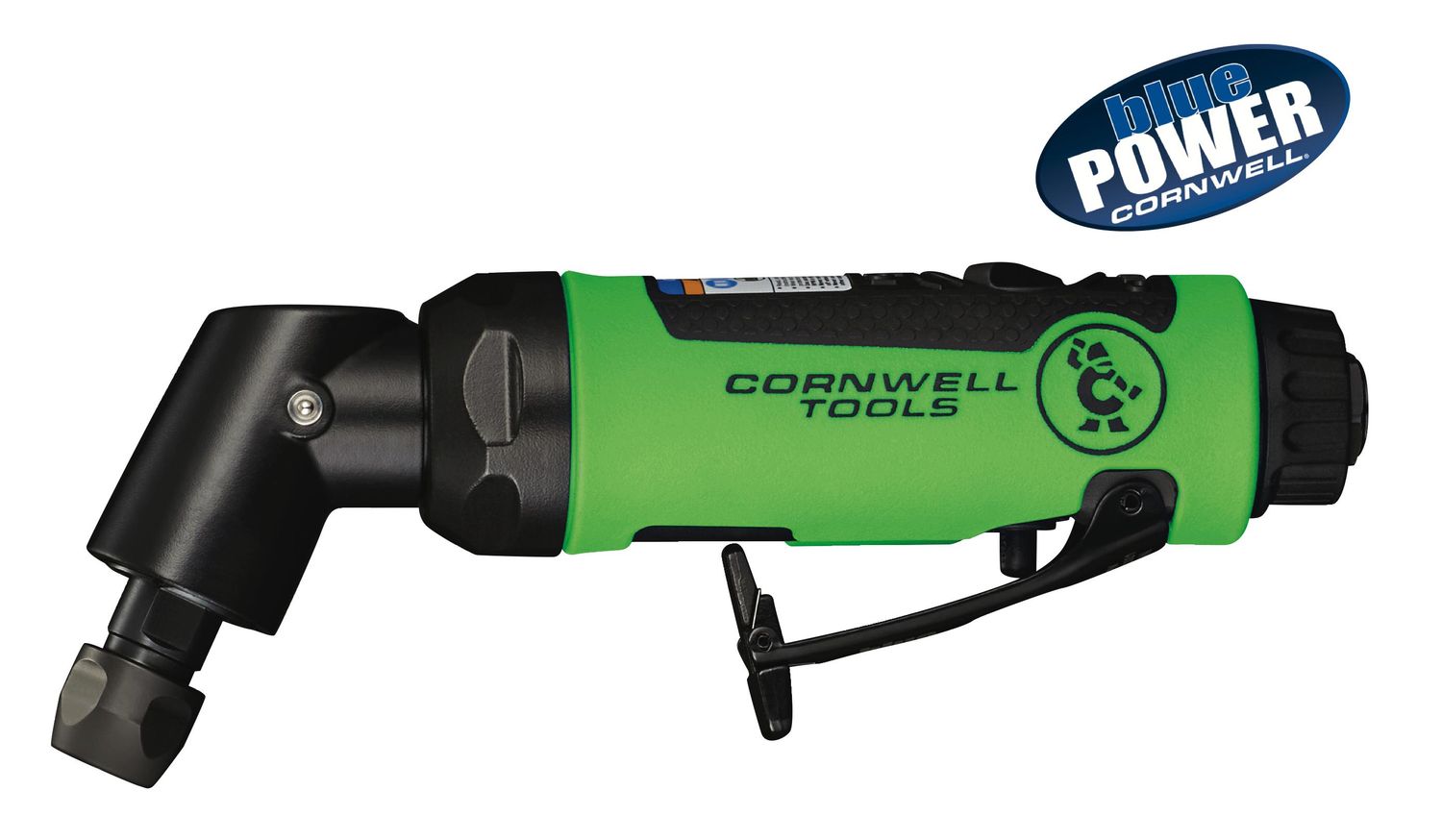 CAT540R115G - Cornwell® bluePOWER® Heavy-Duty 115° Angle Die Grinder, Neon Green