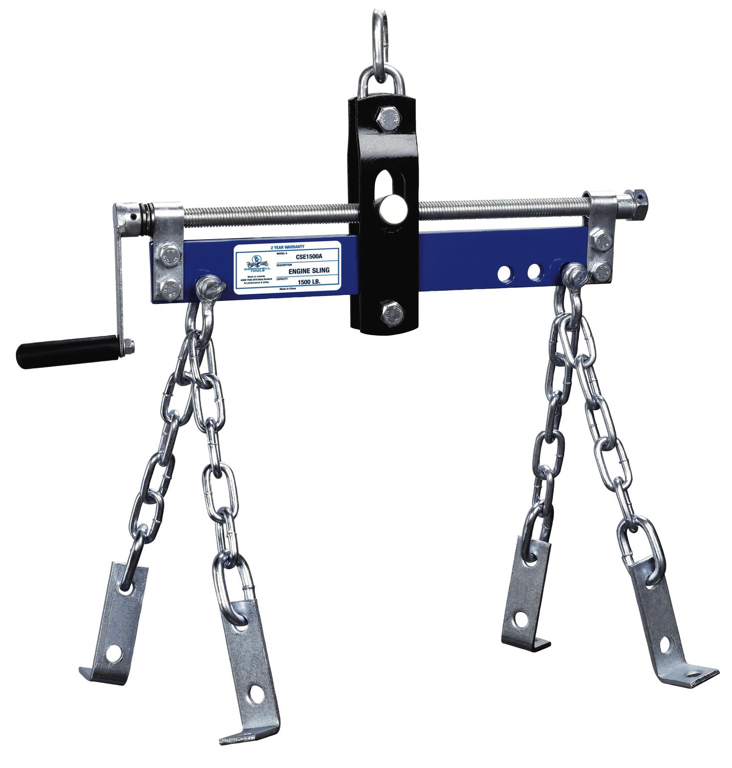 CSE1500A - 1,500 lb. Capacity Engine Sling w/ Hand Crank