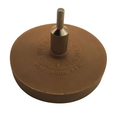 ZCT1010 - 3.5" Eraser Wheel with Arbor Adapter