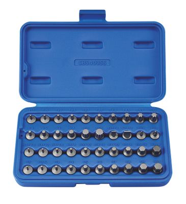 CBS400SS - 40 Piece 1/4" Drive Stubby Bit Set