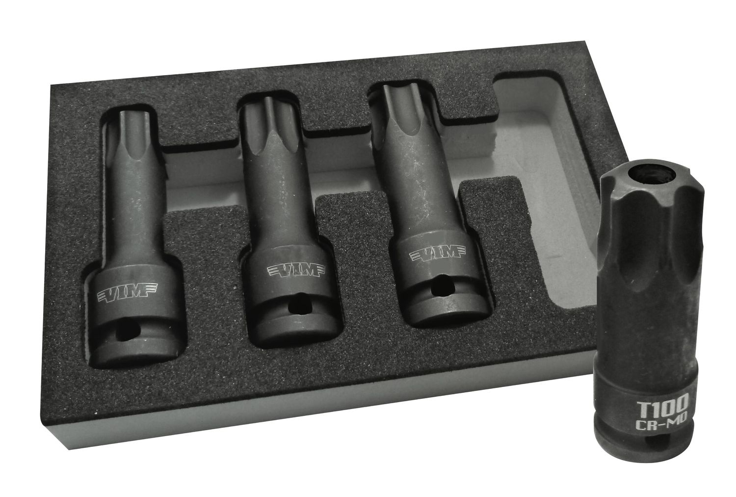 VMIMPTX800 - 4 Piece 1/2" Drive Large Impact Torx® Driver Set