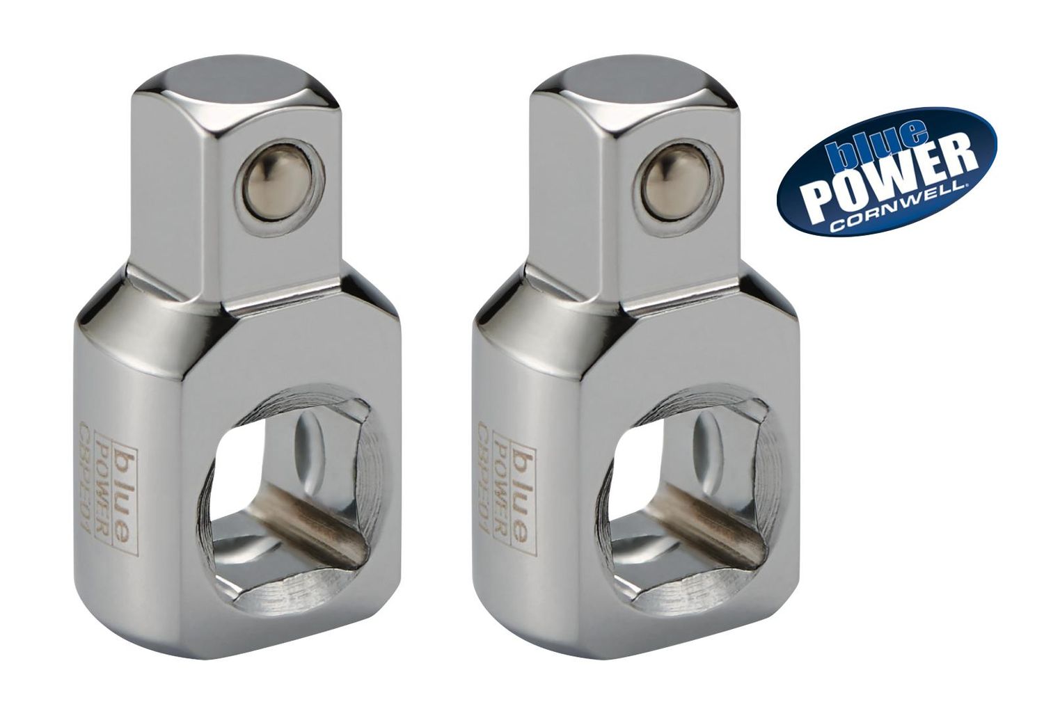 CBPE012S - 2 Piece 1/4” Drive Cornwell® bluePOWER® Extension Connector Set