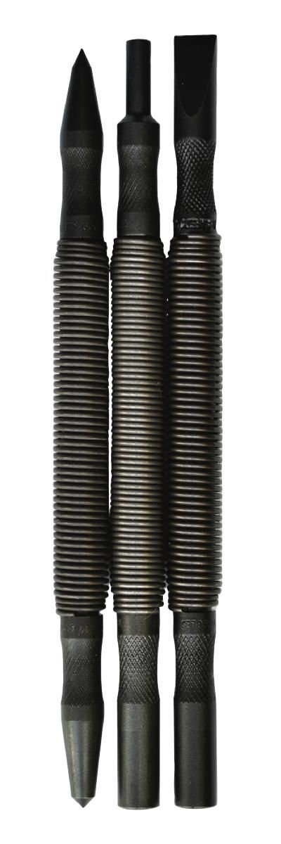 MH89021 - 3 Piece Hammerless Kit (Center/Prick, Chisel/Hammer, 3/16" Pin/Hammer)