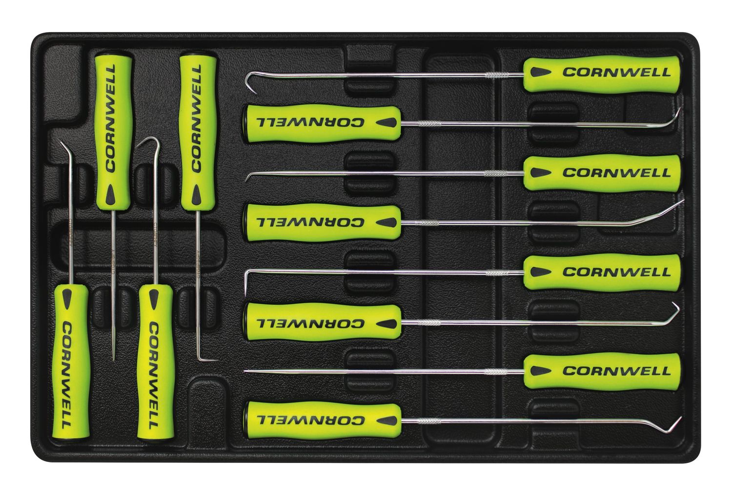 CTG812HPSY - 12 Piece Hook &amp; Pick Set, Yellow