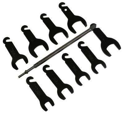 LS43350 - 10 Piece Pneumatic Fan Clutch Wrench Set
